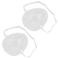 thumbnail image 3 of Resucitador de bolsillo con válvula unidireccional, respiración artificial de emergencia, RCP, protector facial de rescate (amarillo y blanco), 3 of 14