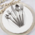 thumbnail image 2 of Saro Lifestyle Sleek Ribbed Flatware (Set of 5), 2 of 2