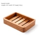 thumbnail image 5 of Caja De Jabón De Drenaje De Bambú Manual, Caja De Jabón De Estilo Japonés Para Baño, Jaboneras Portátiles Advancent HA026292-01, 5 of 5