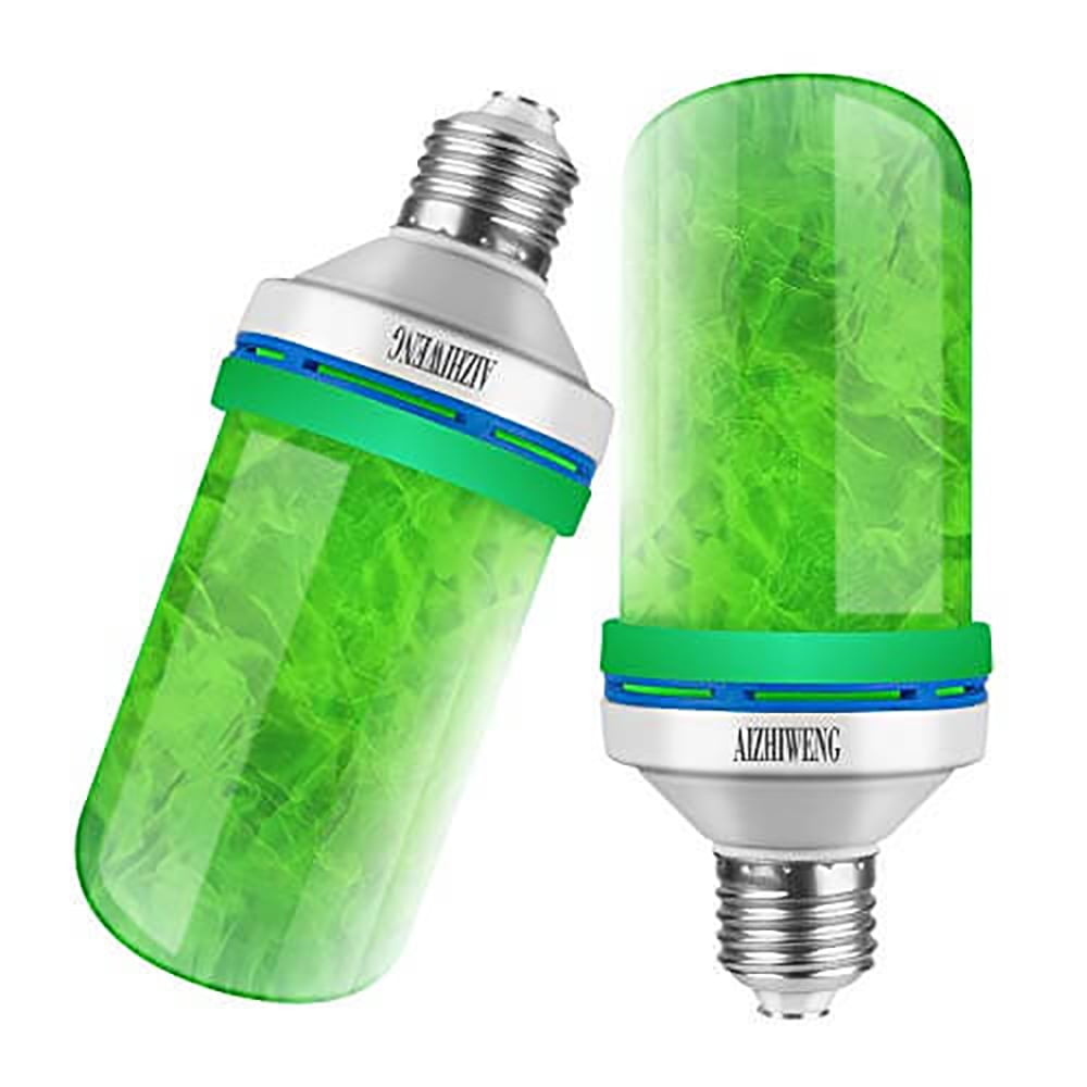 Aizhiweng LED Flame Effect Light Bulbs 5watts A19 Decorative E26