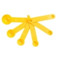 thumbnail image 7 of Plastic Measuring Spoon Set 6 Piece with Graduations Baking Measuring tool DIY Spoons for Cake and Baking,measuring spoons,coffee scoop,Yellow, 7 of 7