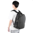 thumbnail image 2 of Hairdressing Backpack, Travel Lightweight Simple Hair  Bag, Portable Travel Bag Computer For Hold Hair Dryer, 2 of 8