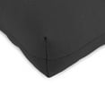thumbnail image 4 of Jordan Manufacturing 19" x 19" Canvas Charcoal Solid Square Tufted Contoured Outdoor Wicker Seat Cushion (2 Pack), 4 of 9