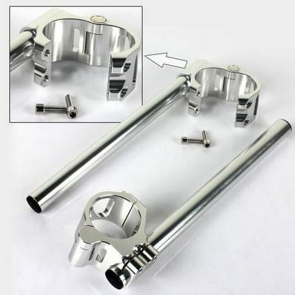 46mm Split Clip Ons Handlebar for KAWASAKI Ninja ZX6R ZX9R 1998-2003/ for SUZUKI SV1000 2003-2007