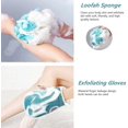 thumbnail image 5 of Juego de exfoliante para espalda, guante exfoliante y esponja de baño, depurador corporal de baño para hombres y mujeres, 5 of 5