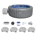 thumbnail image 2 of Bestway HydroJet Hot Tub w/Set of 4 SaluSpa Pool/Spa Seat Pump #P09120, 2 of 2