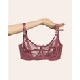 thumbnail image 3 of Smart & Sexy Women's Lace & Mesh Full Coverage Unlined Underwire Bra, 3 of 5
