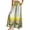Yellow, variant on WTOBBY Women's High Waisted Wide Leg Pants Casual Flowy with Pockets and Vibrant Floral Print, Ideal for Spring Summer Beach Vacations, Garden Parties and Outdoor Adventures,Black L