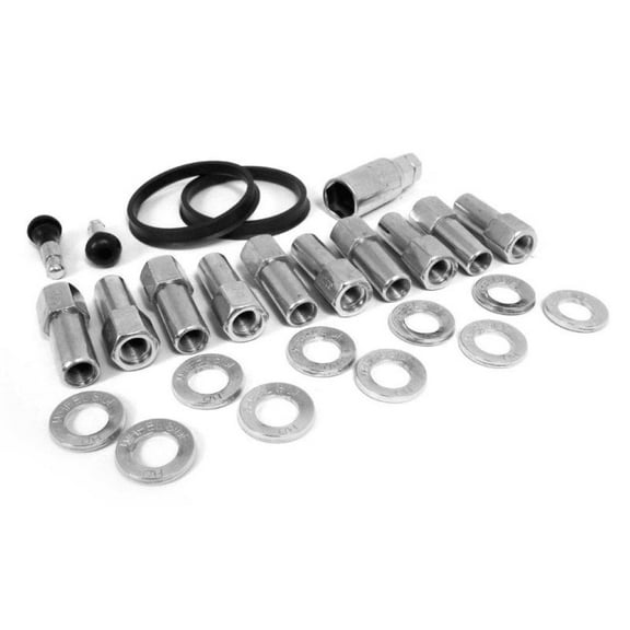 Race Star 601-1426D-10 0.5 in. Open End Direct Drilled Deluxe Lug Kit for Ford, Pack of 10