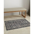 thumbnail image 3 of Rugs.com Eco Traditional Collection Rug – 10' x 13' Charcoal Gray Medium Rug Perfect For Living Rooms, Large Dining Rooms, Open Floorplans, 3 of 9