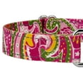 thumbnail image 5 of Country Brook Petz® Pink Paisley Reflective Martingale Dog Collar, Small, 5 of 6