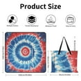 thumbnail image 2 of Colorful Tie Dye Vortex Picnic Blanket Waterproof Outdoor Beach Blanket Hand-held Pad Suitable for Travel, Camping, Beach, Family Gatherings, 2 of 7