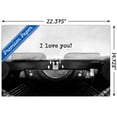 thumbnail image 3 of Typewriter - I love you Wall Poster, 14.725" x 22.375", 3 of 3
