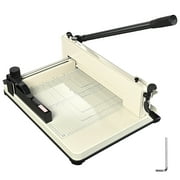 Yescom A4 400 Sheet Paper Cutter Heavy Duty Trimmer Industrial Guillotine Stack Slicer 12" Cut Length