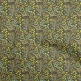 thumbnail image 1 of oneOone Viscose Chiffon Brown Fabric Floral Sewing Craft Projects Fabric Prints By Yard 42 Inch Wide, 1 of 4