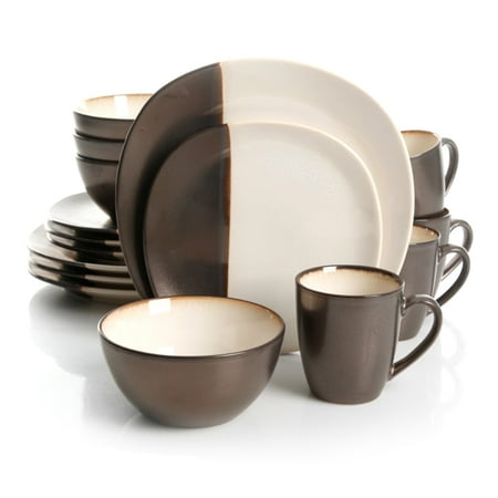 - Gibson Volterra 16pc Dinnerware Set - Cream