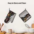 thumbnail image 6 of Gaeub Fantasy Wizard Dog Art Print Oven Mitts and Pot Holders Sets of 2,Heat Resistant Pad,Cooking Gloves, for Baking BBQ Home Decor, 6 of 7