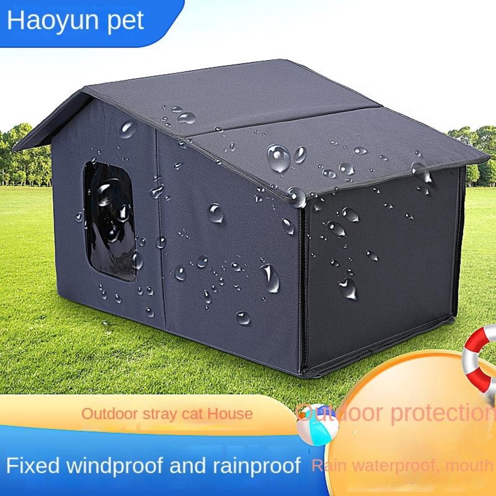 Outdoor stray cat nests dog houses are waterproof warm suitable for all four seasons detachable easy clean and convenient to store