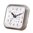 thumbnail image 1 of Reloj de baño, resistente al agua y a prueba de niebla, reloj de pared con tres ventosas, 1 of 5