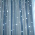 thumbnail image 2 of Cortina de partición moderna, pantalla de ventana de estrellas exquisitas, suave para la sala de estar del hogar, 2 of 5
