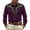 Light Purple@GC@, variant on CONZONE Mens Western Cowboy Shirts Long Sleeve Buttons Down Shirts for Men Trendy Embroidered Lapel Soft Lightweight Tops