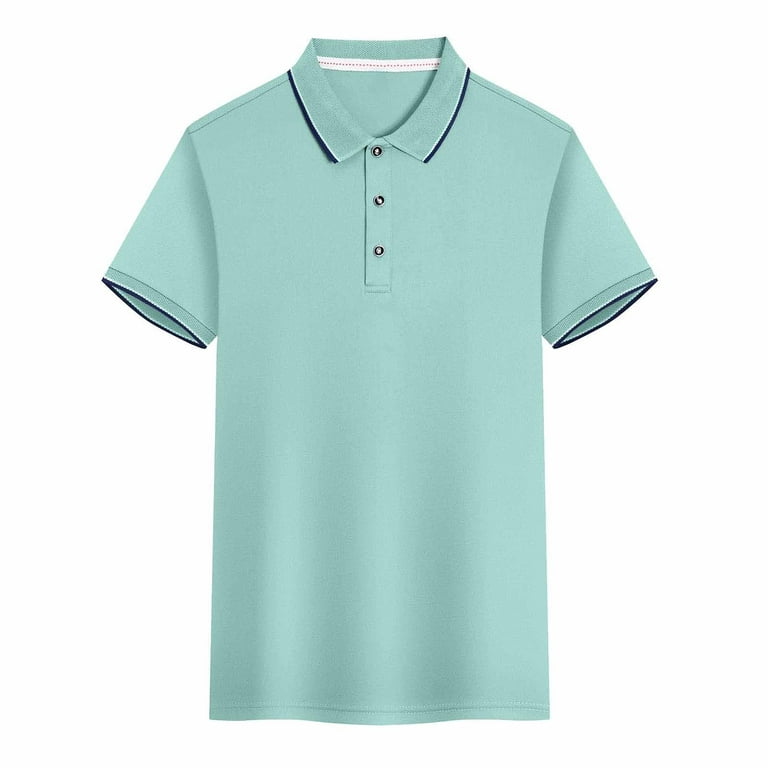 Ashosteey Womens Golf Shirts Collared Short Sleeve T Shirt Lightweight  Moisture Wicking Polos Casual Buttons Golf Outfits 