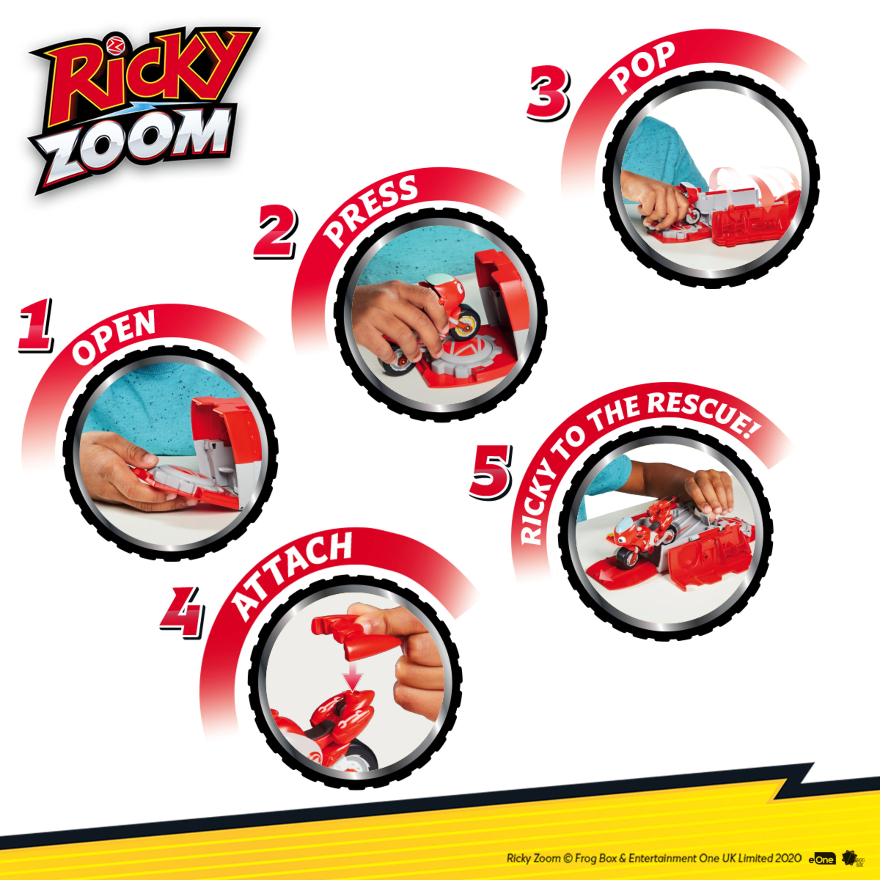 Ricky Zoom T20031 Ricky Pop & Go Playset