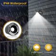 thumbnail image 4 of Luz de pared con sensor de movimiento a batería, impermeable, inalámbrica, LED, con encendido y apagado automático, paquete de 2, 4 of 5