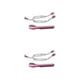 thumbnail image 3 of Vogacara Herramienta de de lentes de contacto Juego de varillas de pinzas Kit de removedor de insertador antiarañazos de viaje Rosado 2piezas, 3 of 6