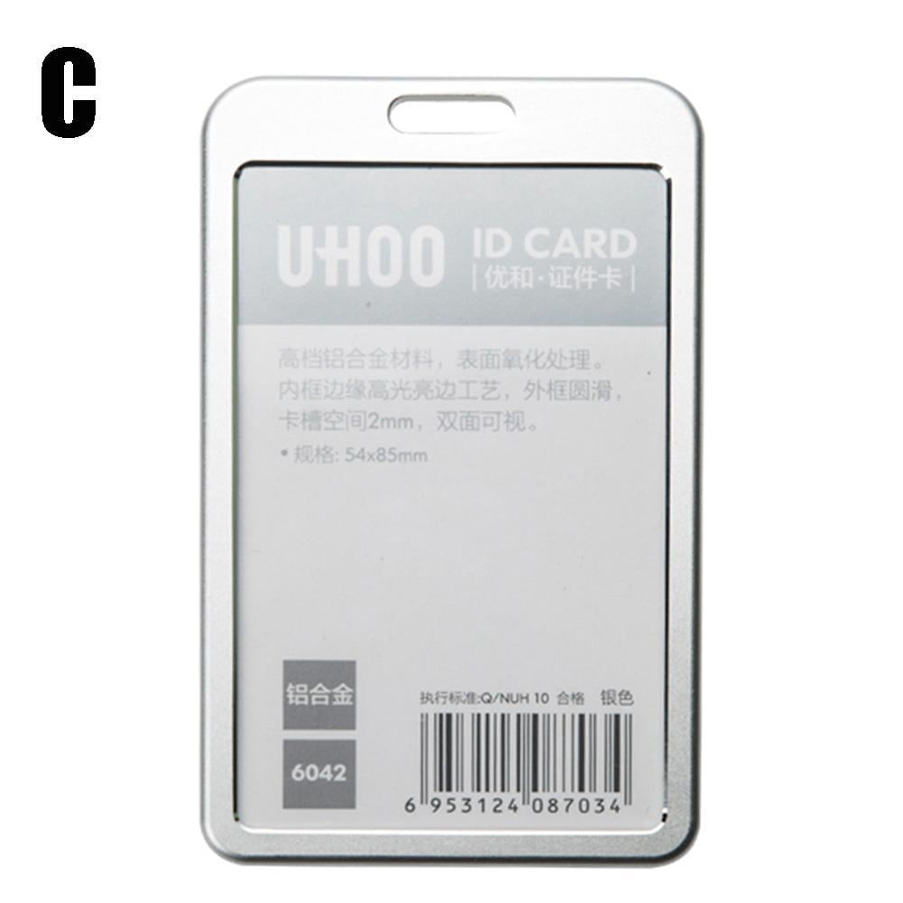 Waterproof Pvc Transparent Work Card Holder Employee Nurse Doctor Name Tag Id Badge Card Holder Office Supply
