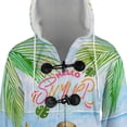 thumbnail image 4 of Great Dane Hello Summer with Sunglasses and Surfboard Tropical Vibes All Over Print 3D Hooded Duffle Toggle Coat Danes Dog Lover Gifts - 00007, 4 of 6