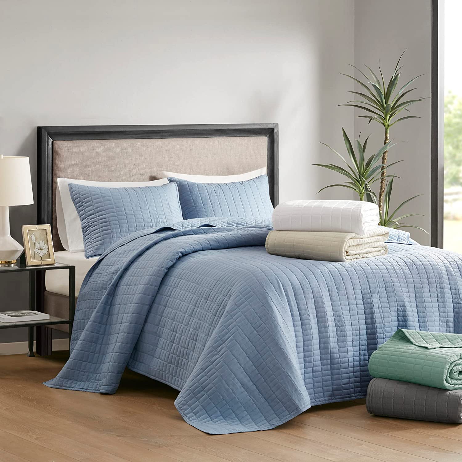SHMAMT Kienna Quilt Set-Luxury Double Sided Stitching Design All Season ...