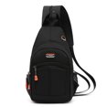 thumbnail image 1 of YSTINNG Large Capacity Satchel Shoulder Crossbody Multi-function Cow Outdoor Student Chest Bag C311-6622, 1 of 4