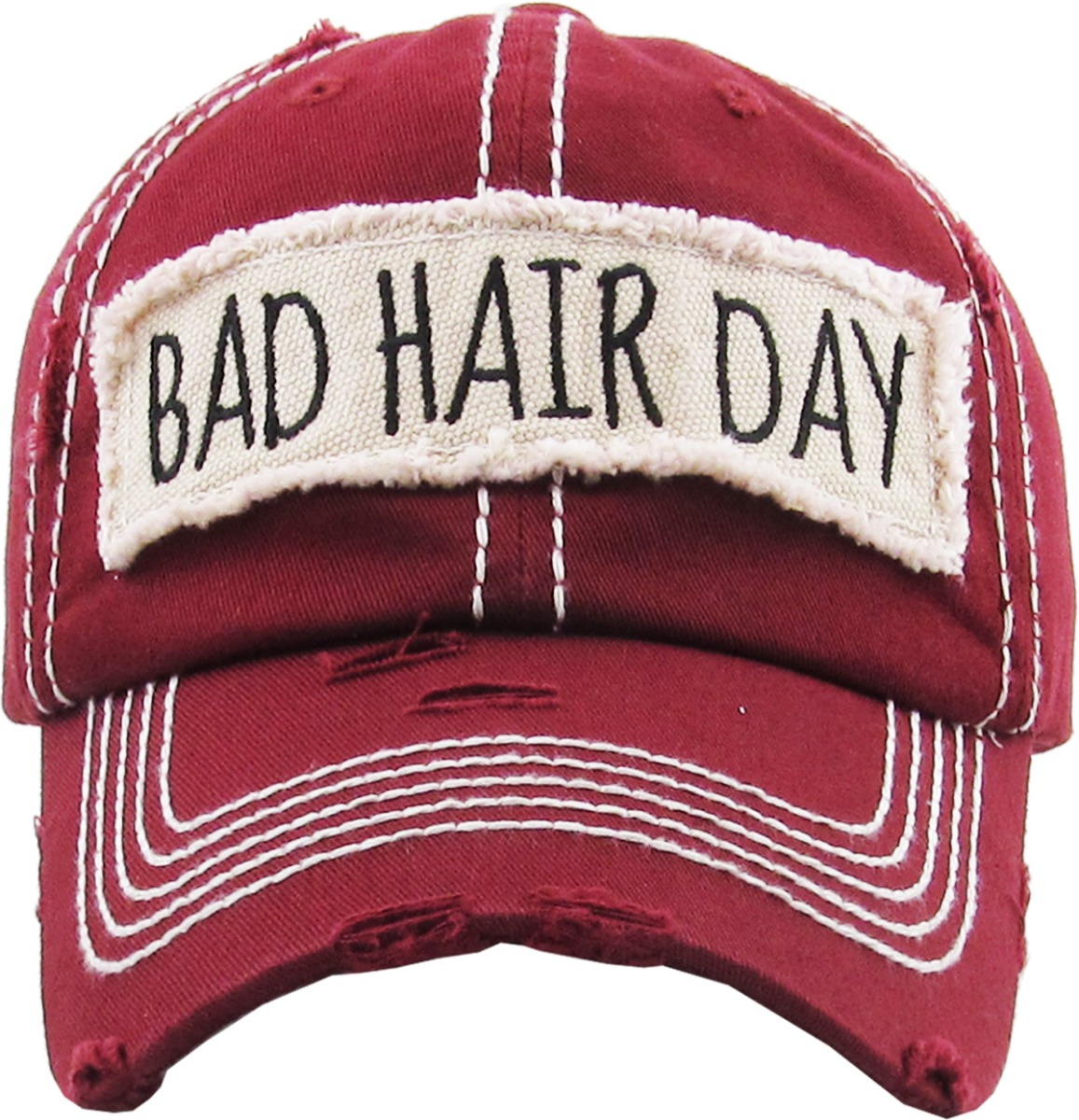 BAD HAIR DAY WASHED VINTAGE BALL CAP 