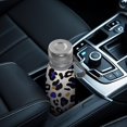 thumbnail image 5 of Leopard Print 29oz Stainless Steel Insulated Thermos with Tea Filter, 360° Printed Travel Bottle, Leakproof BPA-Free Flask with Anti-Slip Base, 304 Inner & 201 Outer, Vacuum Cup, 5 of 6