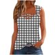 thumbnail image 2 of Puntoco Camisetas ajustadas para mujer Camiseta sin mangas de color liso para mujer Camiseta sin mangas holgada, 2 of 4