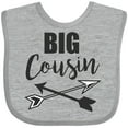 thumbnail image 3 of Inktastic Big Cousin with Arrows Boys or Girls Baby Bib, 3 of 4
