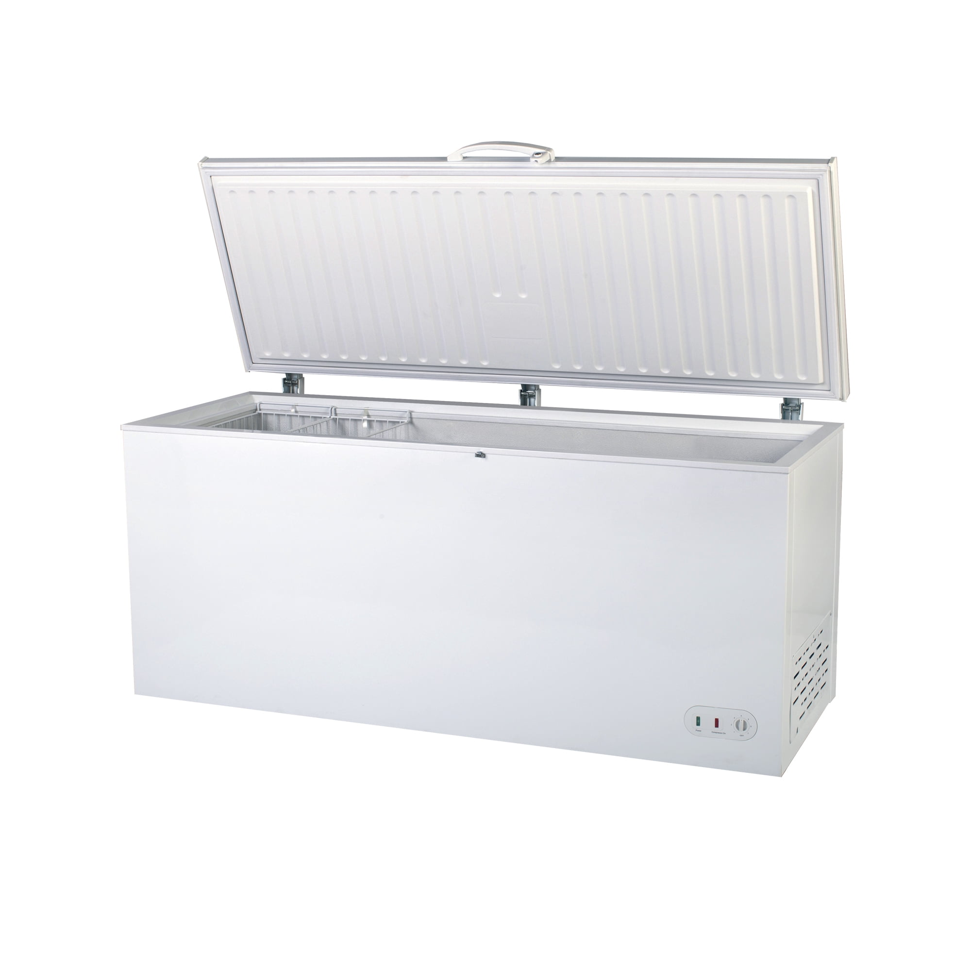 Maxx Cold Chest Freezer with Solid Top, 71.3"W, 19.4 cu. ft. Storage Capacity, Locking Lid, Garage Ready, in White (MXSH19.4SHC)