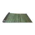 thumbnail image 2 of Ahgly Company Indoor Rectangle Abstract Light Blue Modern Area Rugs, 2' x 5', 2 of 4