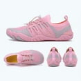 thumbnail image 4 of Dakaela Hike Barefoot Shoes Womens Mens Walking Slip on Sneakers Breathable Beach Pool Swim Flats Pink 7, 4 of 5