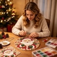 thumbnail image 3 of Christmas Pearl Diamond Art Hanging Ornament Kit, Christmas Pearls Beads Art Craft, Diamond Arts Window Suncatchers, DIY ChristmasSanta Pearls Bead Painting Kit for Home Wall Decor(B), 3 of 7