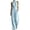 Blue, variant on Women's Sleeveless Neck Wide Leg Jumpsuit Summer Casual Flowy Long Pant Solid Piece Black L