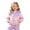 Pink, variant on Kids Back to School Lightweight Jackets Zip up with pockets Coats Boys Girls Sport Windproof Outerwear Outdoor Raincoat with Hood