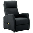 thumbnail image 2 of vidaXL Massage Recliner Electric Massaging Recliner Chair for Elderly Fabric, 2 of 8