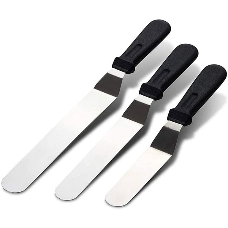 Orblue Angled Metal Icing Spatula 3 Pack