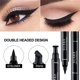 thumbnail image 3 of Delineador de ojos con sello de doble punta Lazy Two-In-One Wing Stamp Eyeliner Pen, 3 of 7