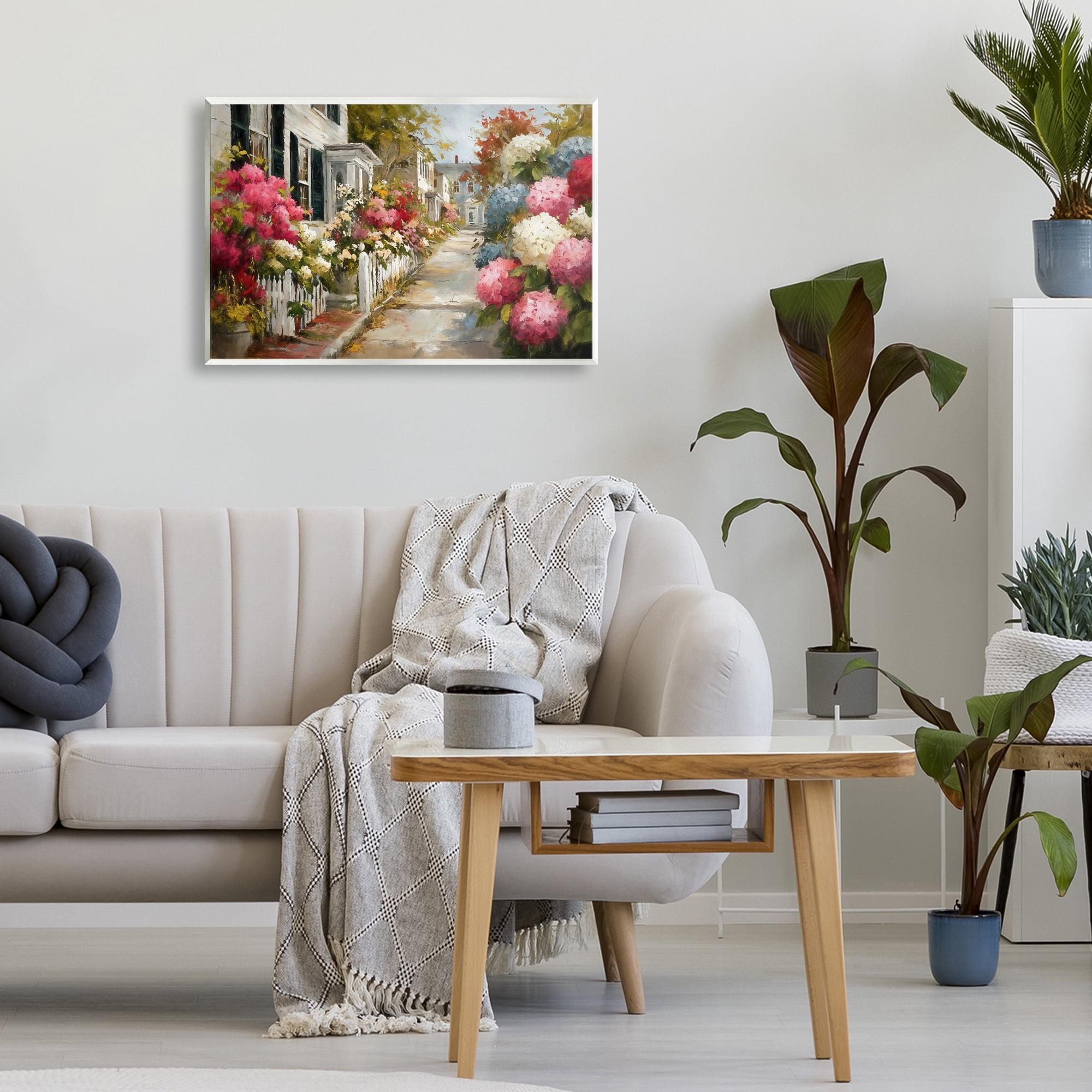 Stupell Industries Faded Shutters & Bursting Blooms Wall Plaque Art, design by Tina LeCour