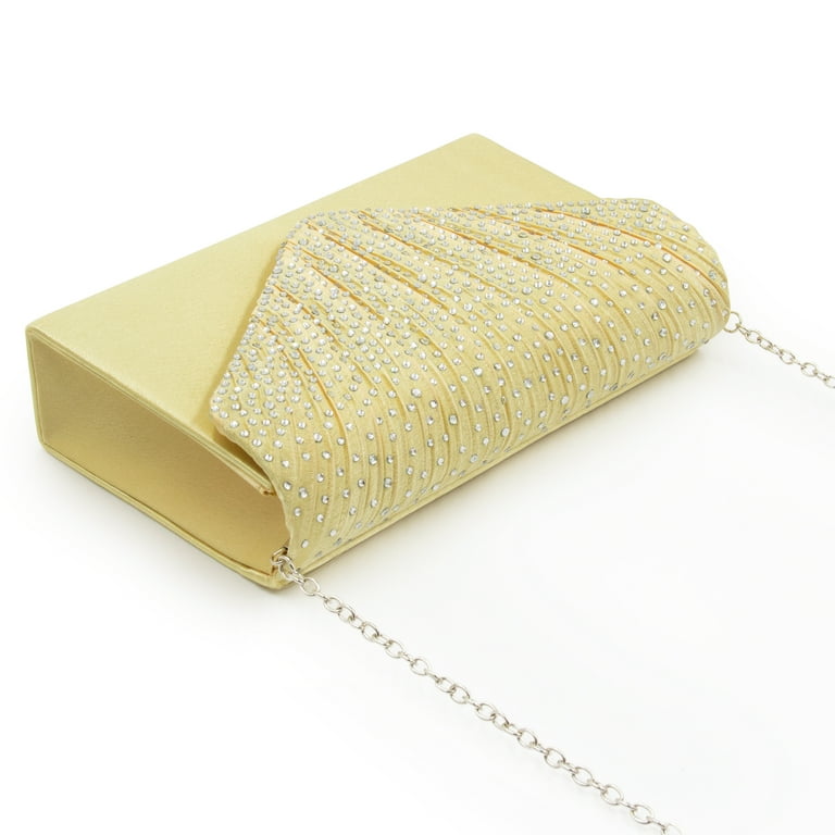 The Metallic Clutch Purse | Ideal Wedding Purse Gold Clutches