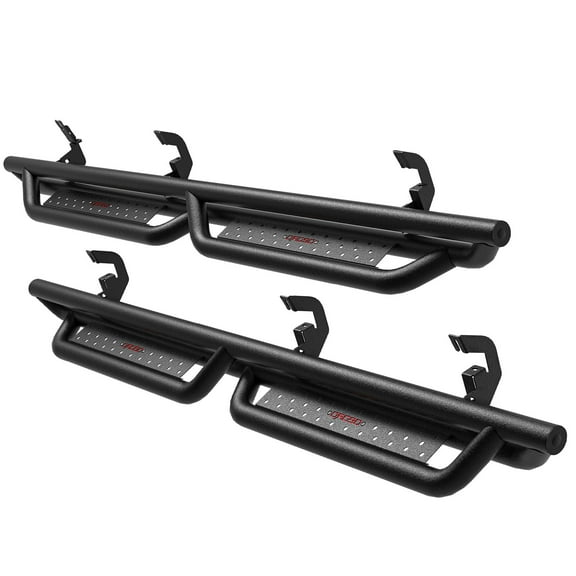 RVNI Bolt-on Drop Running Boards for 2007-2018 Chevy Silverado/GMC Sierra 1500 Crew Cab