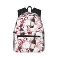 thumbnail image 1 of Fotbe Watercolor Wine Mochila Ligera Casual para Laptop para Hombres y Mujeres, Mochila Impermeable de Uso Diario, Mochila para Universidad, 1 of 6